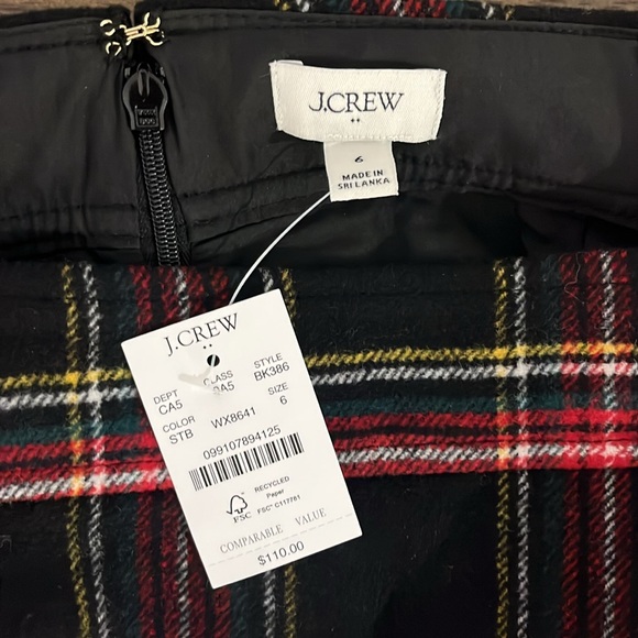 J. Crew Tartan Skirt size 6 - Picture 9 of 11